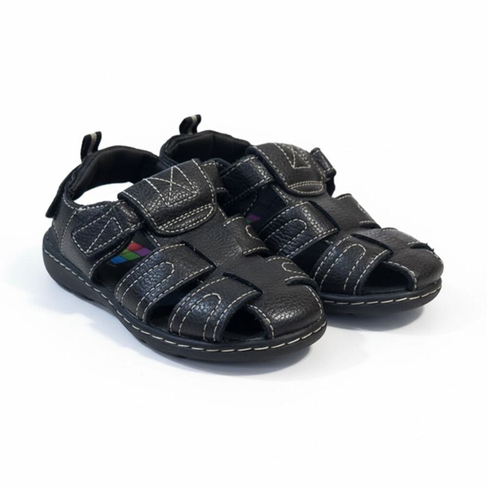 Healthtex Boys’ Fisherman Sandals – Size 9 – Brown